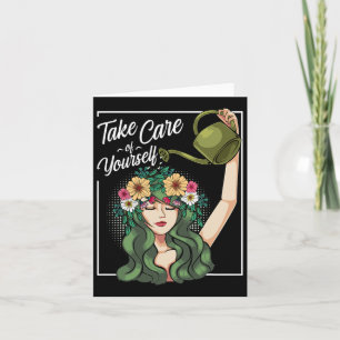 Care Of Yourself Self-love Body Positive Mental He Card