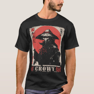 carecrow with Crow Japanese-Inspired Folklore T-Shirt