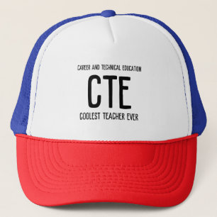 Career and technical education trucker hat