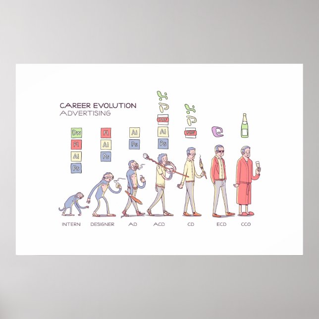 Career Evolution Poster - Large (Front)