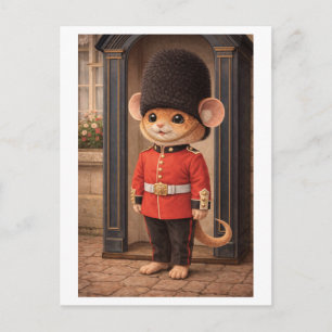 Career Mouse as Palace Guard Postcard