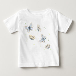 Carefree Butterflies in Flight Baby T-Shirt