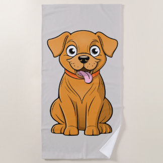 Careful and unique dogs beach towel