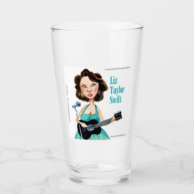 Carefully Blended Celebrity Swift Move Glass (Front)