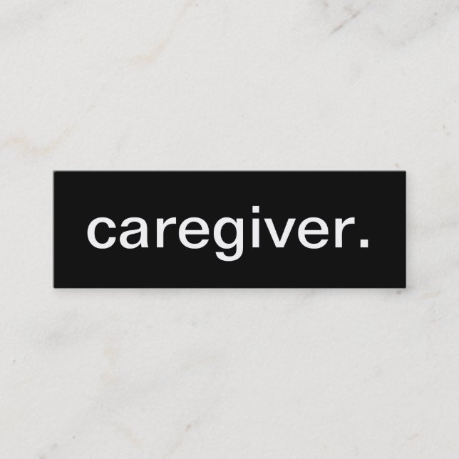 Caregiver Business Card (Front)
