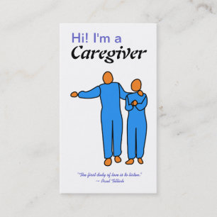 Caregiver Business Card template