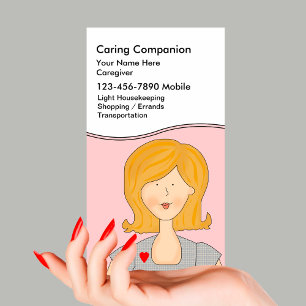 Caregiver Business Cards