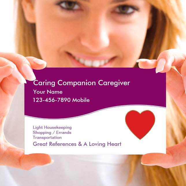Caregiver Business Cards (Creator Uploaded)