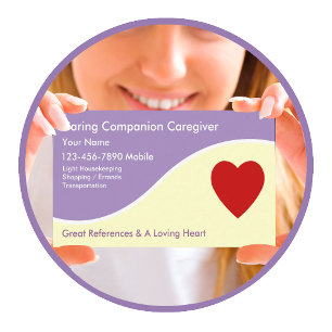 Caregiver Business Cards
