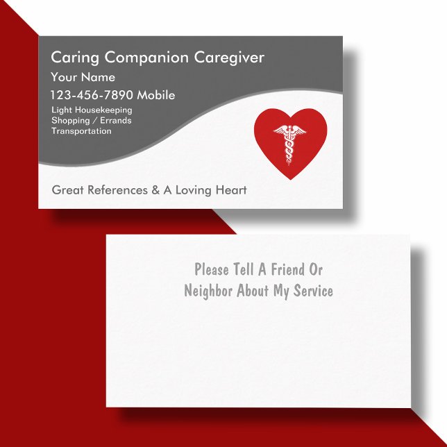 Caregiver Business Cards (Creator Uploaded)