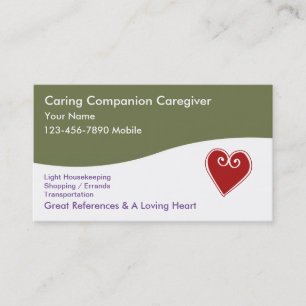 Caregiver Business Cards