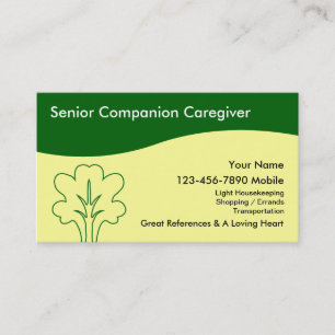 Caregiver Business Cards