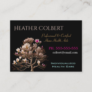 Caregiver Calm Support Professional Business Card