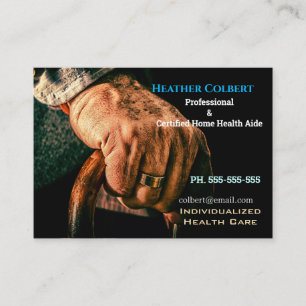 Caregiver Hands On Professional Business Card