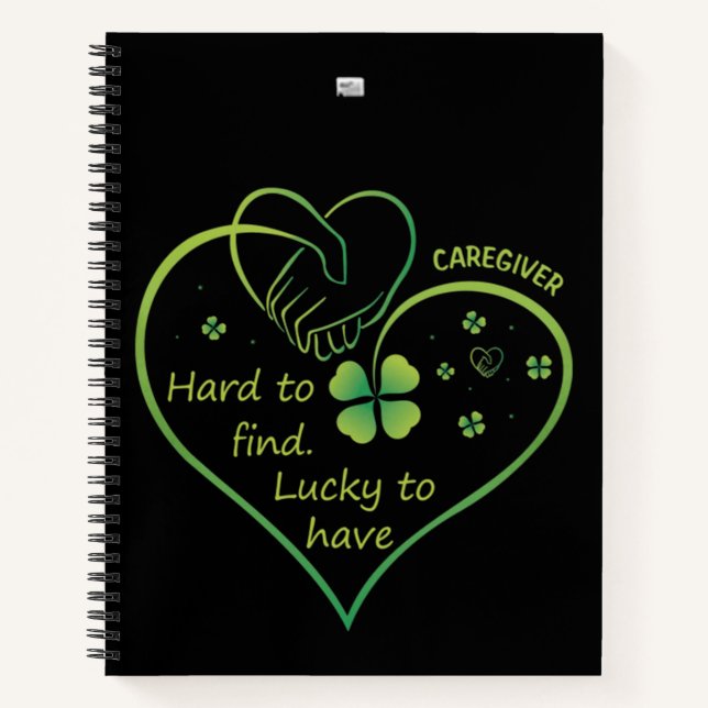 caregiver hard to Find Notebook (Front)