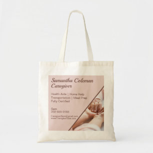 Caregiver Home Help Business Tote Bag