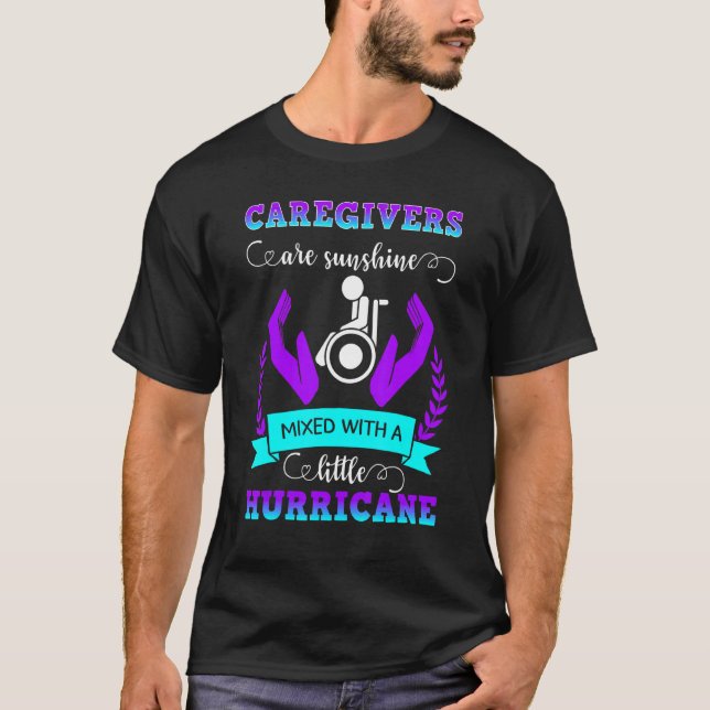 Caregiver Sunshine Nurse Assistant Practitioner Ca T-Shirt (Front)