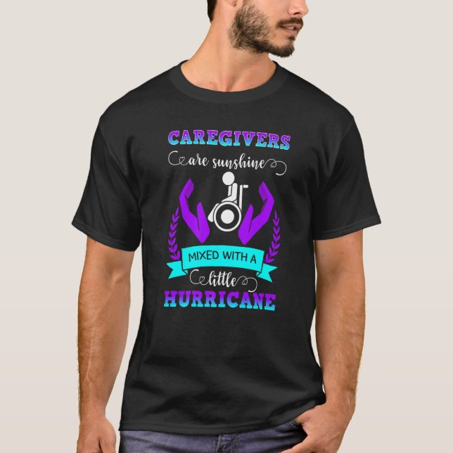 Caregiver Sunshine Nurse Assistant Practitioner Ca T-Shirt (Front)
