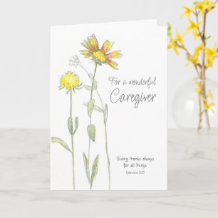 Caregiver Thank You Bible Verse Ephesians 5 Card