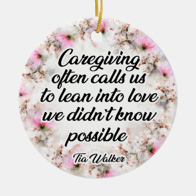 Caregiving Ornament (Front)
