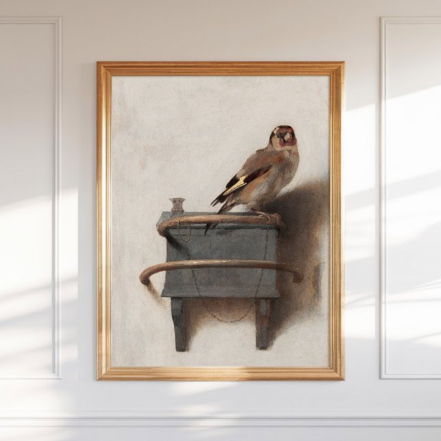 Carel Fabritius The Goldfinch Art Print Dutch Gold (Creator Uploaded)
