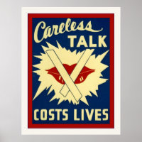 Careless Talk ~ Vintage World War 2