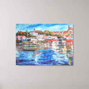 Carenage of St. George's, Grenada Canvas Print