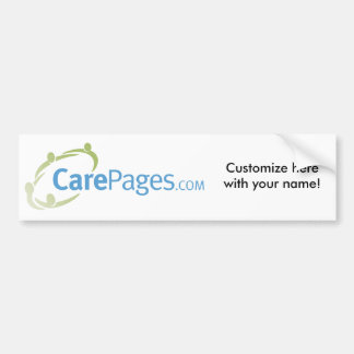 CarePages.com Custom Bumper Sticker