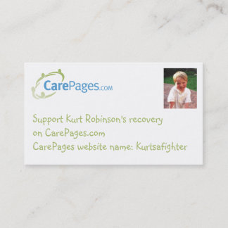CarePages Custom Business-sized Cards