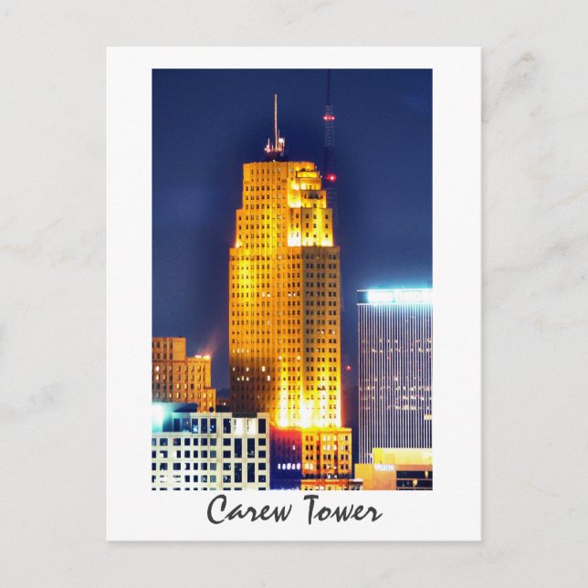 Carew Tower, Cincinnati, Ohio, U.S.A. Postcard (Front)