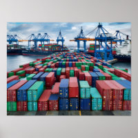 Cargo Containers Ready for Export