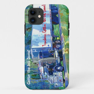 Cargo Hauling Freight Truck Driver's iPhone 5 Case