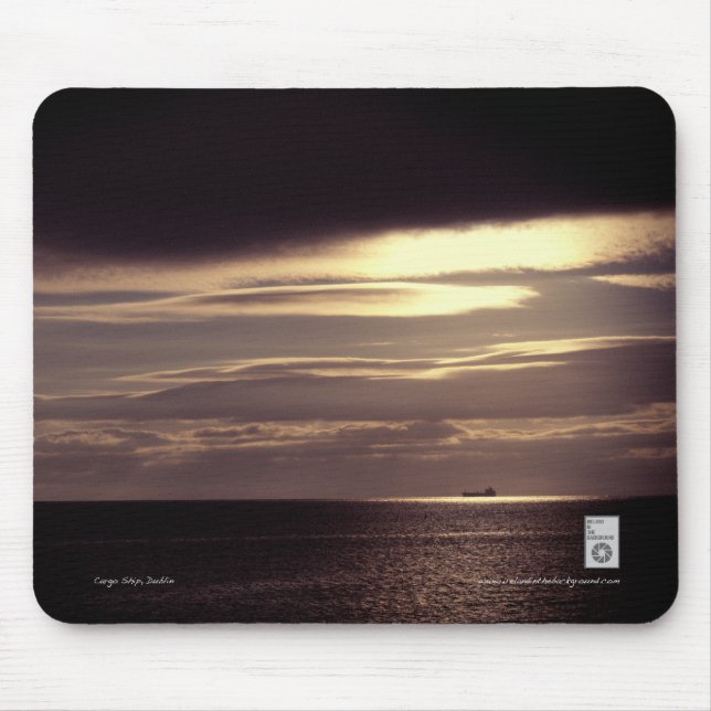 Cargo Ship, Dublin Bay Mouse Pad (Front)