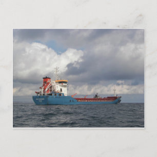 Cargo Ship Suat Karabekir Postcard