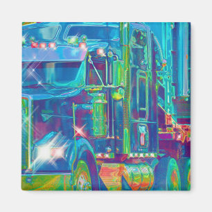 CARGO TRUCK BIG RIG TRUCKERS Gifts Magnet