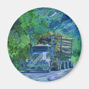 CARGO TRUCK BIG RIG TRUCKERS Gifts Magnet