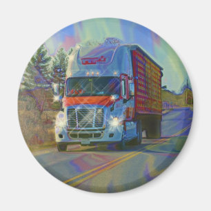 CARGO TRUCK BIG RIG TRUCKERS Gifts Magnet