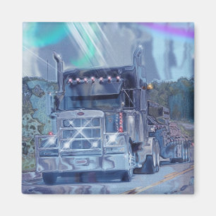 CARGO TRUCK BIG RIG TRUCKERS Gifts Magnet
