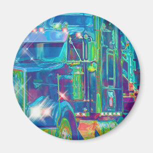 CARGO TRUCK BIG RIG TRUCKERS Gifts Magnet