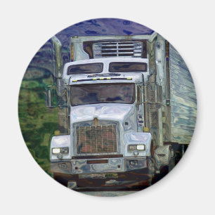 CARGO TRUCK BIG RIG TRUCKERS Gifts Magnet