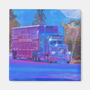 CARGO TRUCK BIG RIG TRUCKERS Gifts Magnet