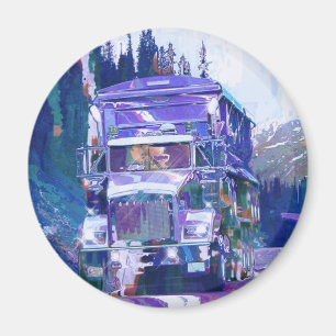 CARGO TRUCK BIG RIG TRUCKERS Gifts Magnet