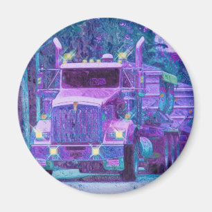 CARGO TRUCK BIG RIG TRUCKERS Gifts Magnet