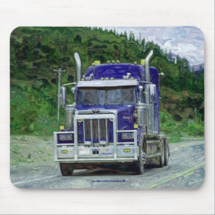 CARGO TRUCK BIG RIG TRUCKERS Gifts Mouse Pad