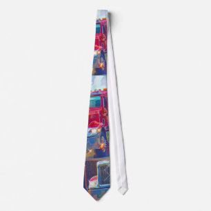 CARGO TRUCK BIG RIG TRUCKERS Tie