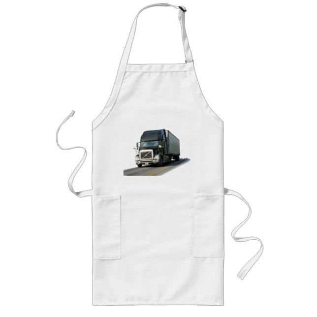 Cargo Truck Road Transport Truck Lovers Apron (Front)