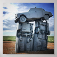 carhenge stacked cars