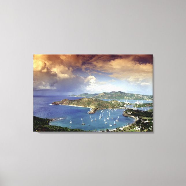 Caribbean, Antigua. Canvas Print (Front)