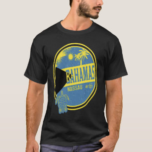 Caribbean Bahamas Nassau Vintage Vacation Tropical T-Shirt