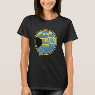 Caribbean Bahamas Nassau Vintage Vacation Tropical T-Shirt